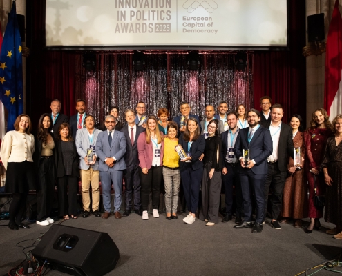All winners of The Innovation in Politics Awards 2025 | © Michele Agostinis