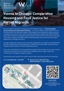 Vienna to Chicago: Comparative Housing and Food Justice for Forced Migrants