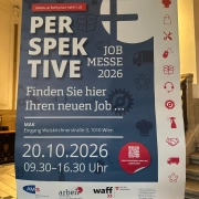 Veranstaltungsplakat Jobmesse PERSPEKTIVE 2026